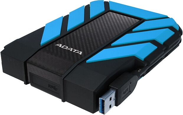 Внешний жесткий диск Portable HDD 2TB ADATA HD710 Pro (Blue), IP68, USB 3.2 Gen1, 133x99x27mm, 390g - 4