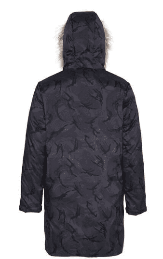 Куртка F.Mate Trendy Camouflage Mid-Length Two Down Jacket (Black/Черный) - 2