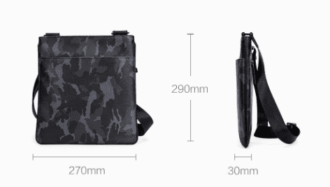 Xiaomi Vllicon Camouflage Shoulder Diagonal Package (Grey) - 2
